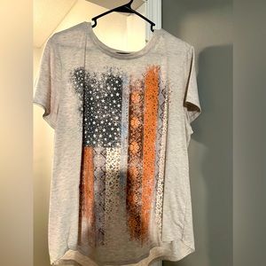 Maurices top with American flag